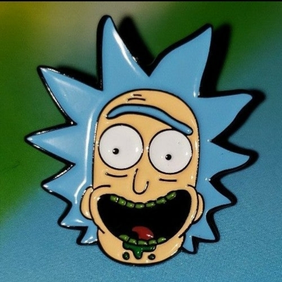 RICK and Morty Pickle Rick Enamel Pin - Picture 2 of 5